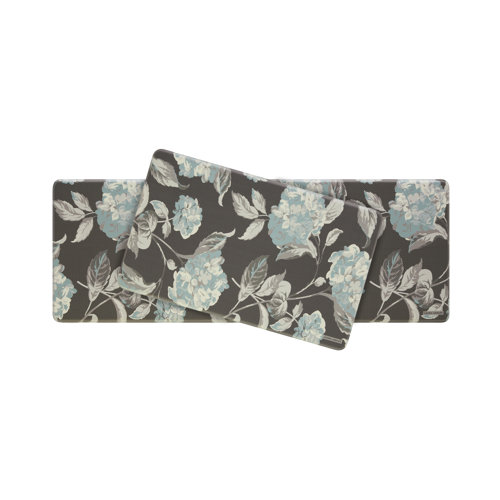 Laura Ashley 2 Piece Hydrangea Wellness Mat AntiFatigue Mat Set & Reviews Wayfair